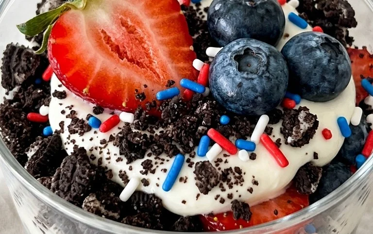 Red, White and Blue Dirt Cups