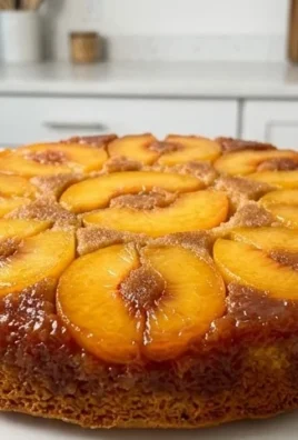 Peach Upside-Down Cake Recipe