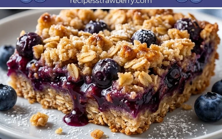 Blueberry Oatmeal Bars