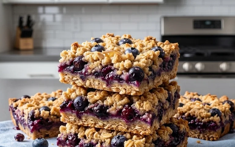 Blueberry Oatmeal Bars