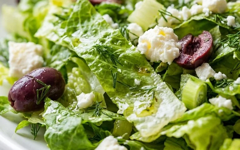 Maroulosalata (Greek Lettuce Salad)