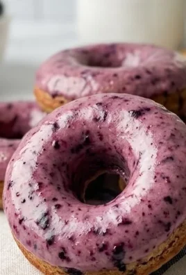 Wild Blueberry Cake Donuts