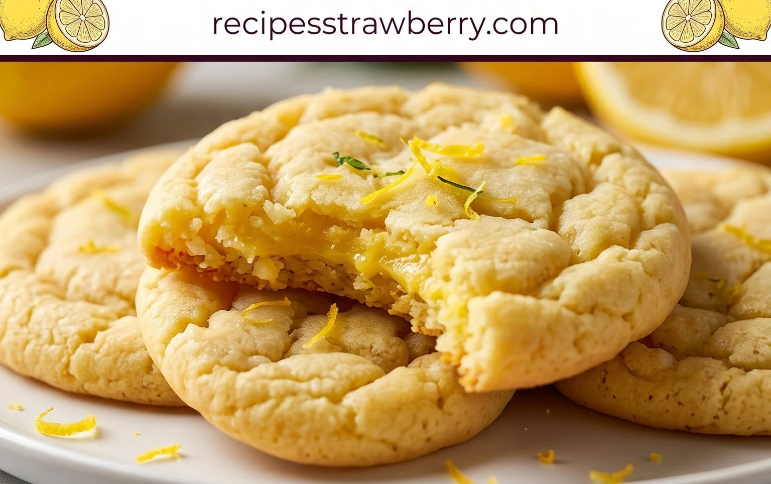Soft & Chewy Lemon Cookies