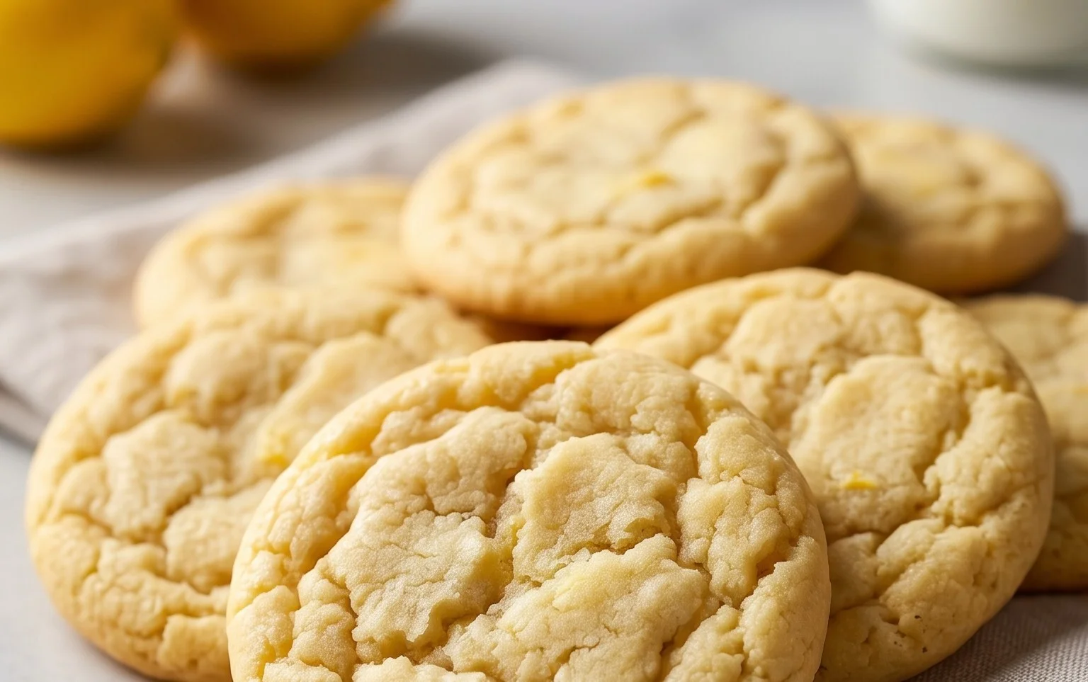 Soft & Chewy Lemon Cookies
