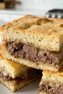 French Dip Squares