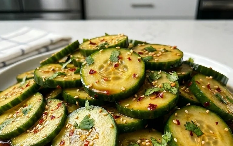 Spicy Asian Cucumber Salad