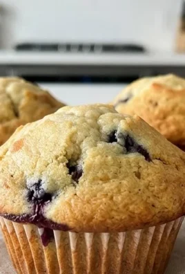 Sour Cream Blueberry Muffins