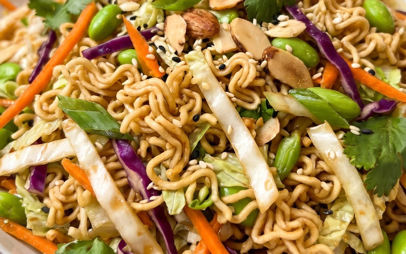 Crunchy Asian Ramen Noodle Salad Recipe