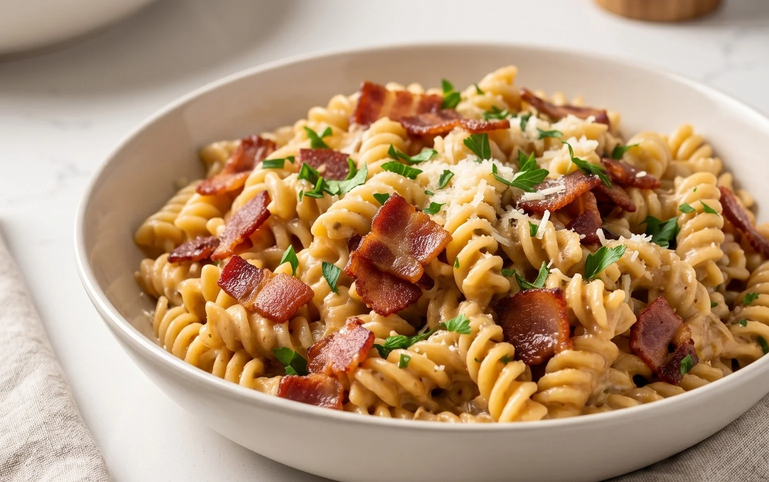 Beef Bacon Pasta