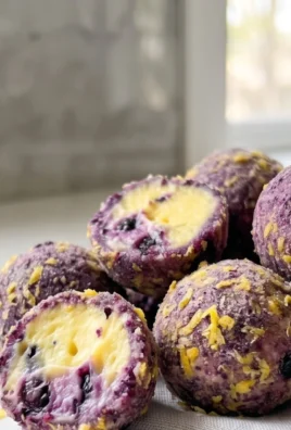 LEMON BLUEBERRY TRUFFLES