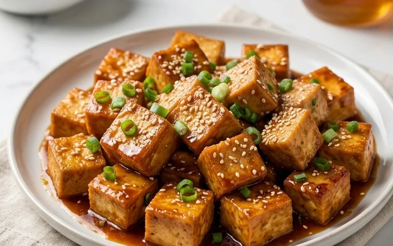 Honey Garlic Tofu