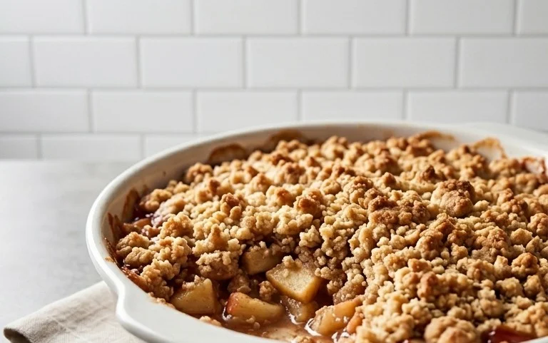 Healthy Breakfast Apple Crum extractble