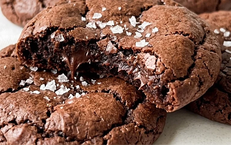 Salted Brownie Cookies