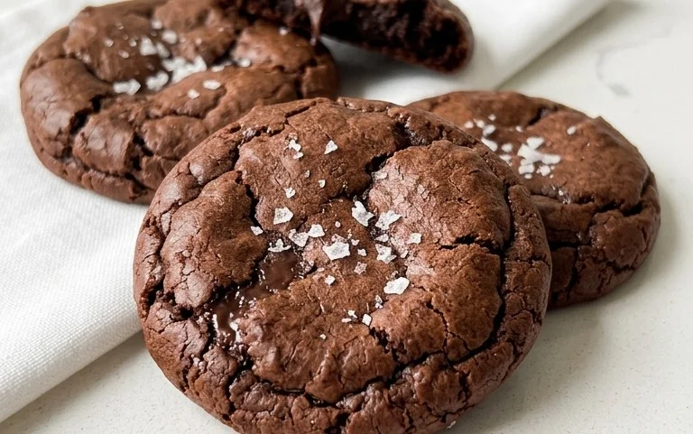 Salted Brownie Cookies