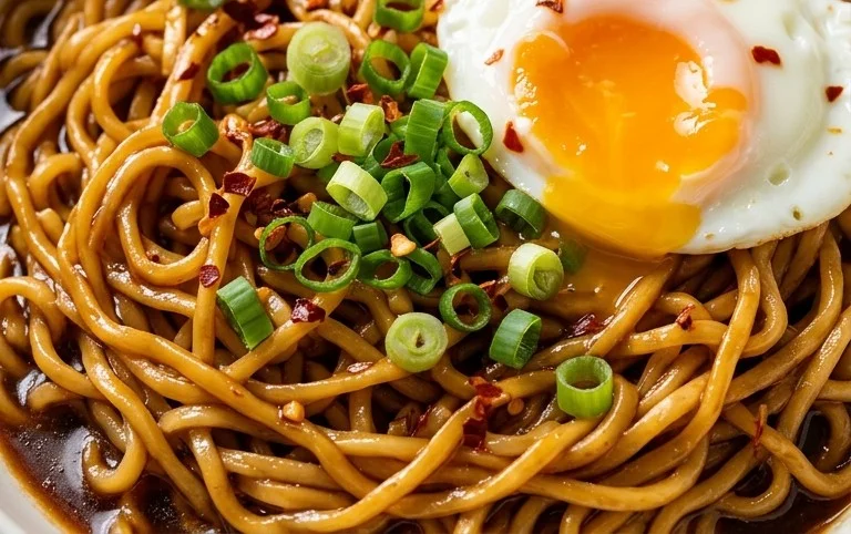 Easy Saucy Ramen Noodles