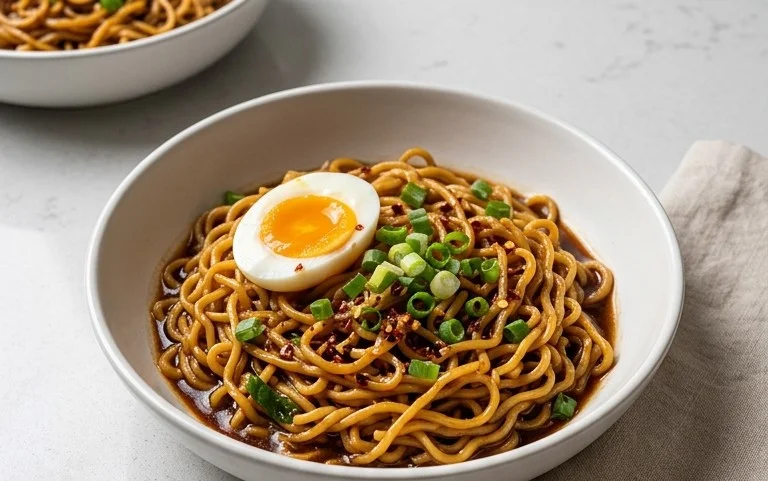 Easy Saucy Ramen Noodles